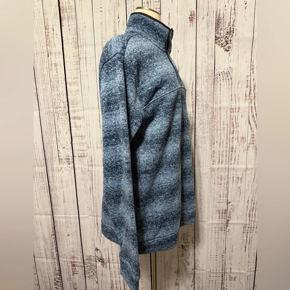 Eddie Bauer Blue Patterned Pullover - Picture 4 of 6
